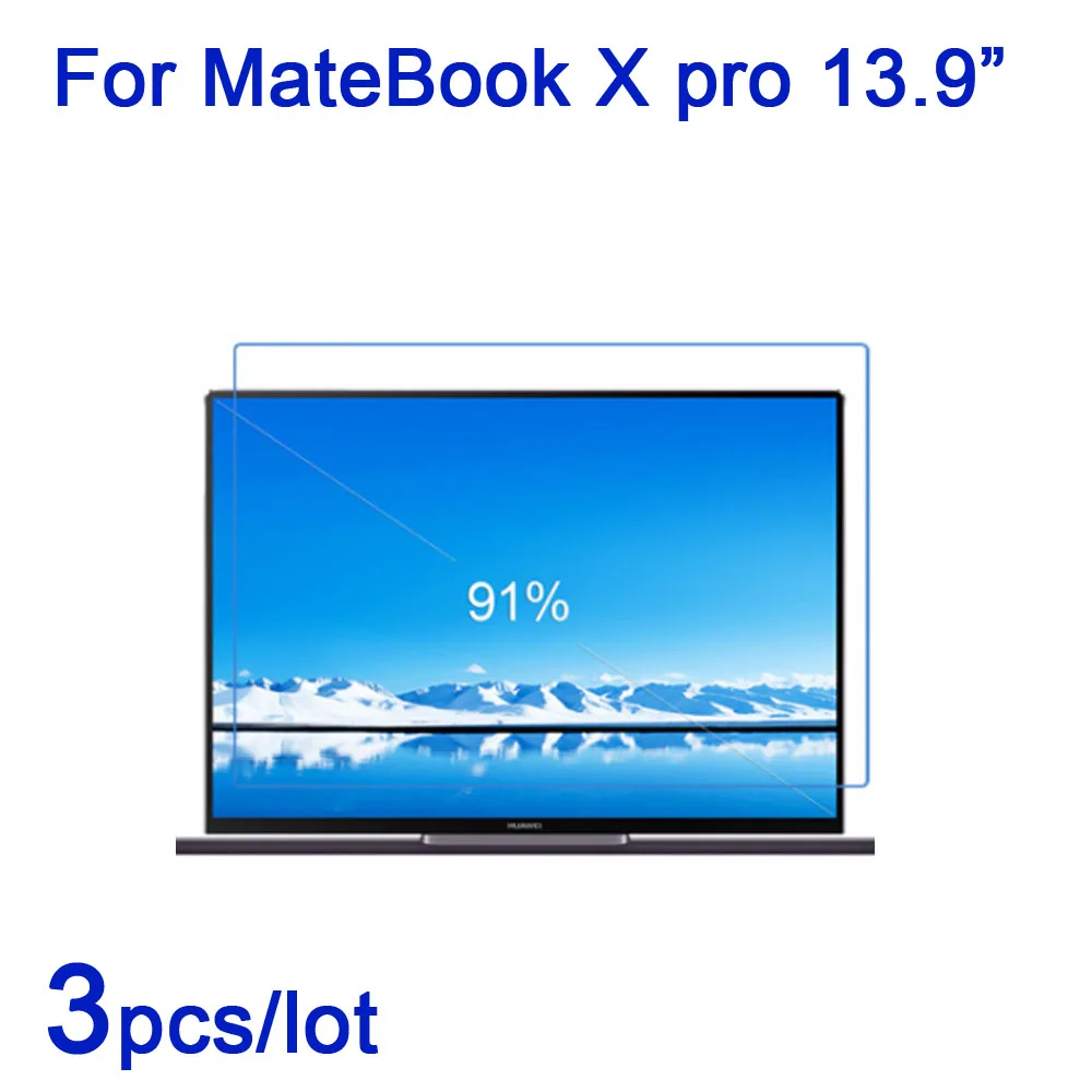 3 шт./лот для huawei Matebook X/X Pro 13/13. " Защита экрана ноутбука, мягкая прозрачная/матовая/нано Противоударная защитная пленка