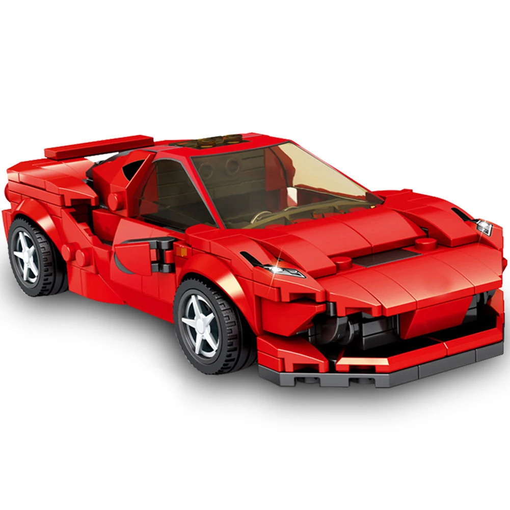 

New Speed Champions F8 Tributolys Super Racing Car Vehicle Building Blocks Kits Bricks Classic Model Kids Toys For Children Gift