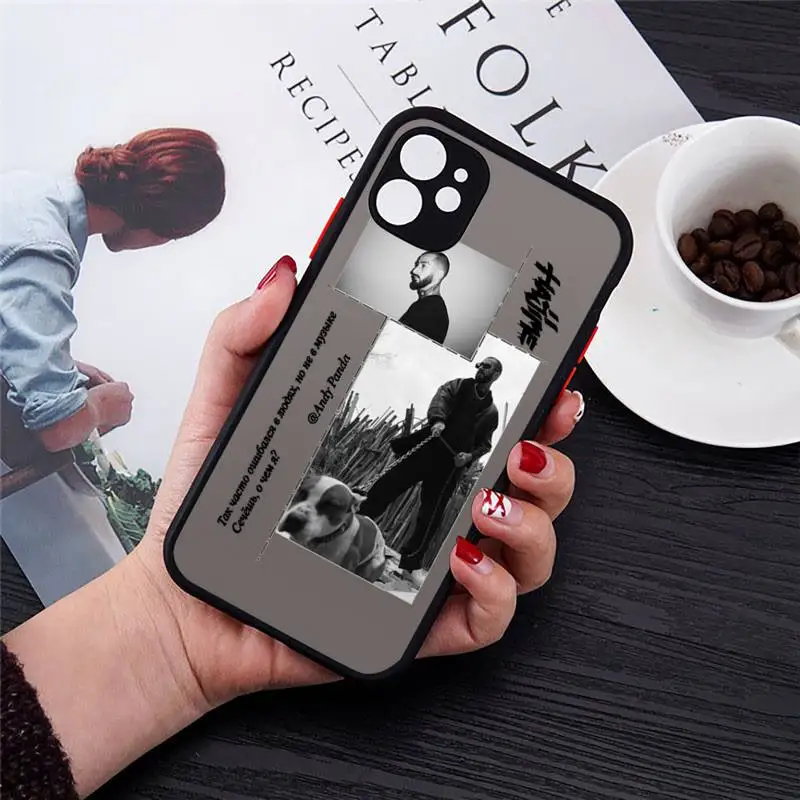 miyagi andy panda accessories phone case matte transparent for iphone 11 12 13 7 8 plus mini x xs xr pro max cover free global shipping