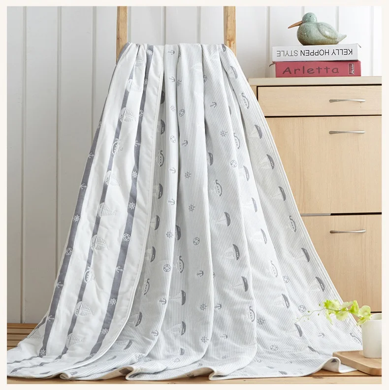 100% хлопок покрывало для кровати милое мультяшное носимое одеяло