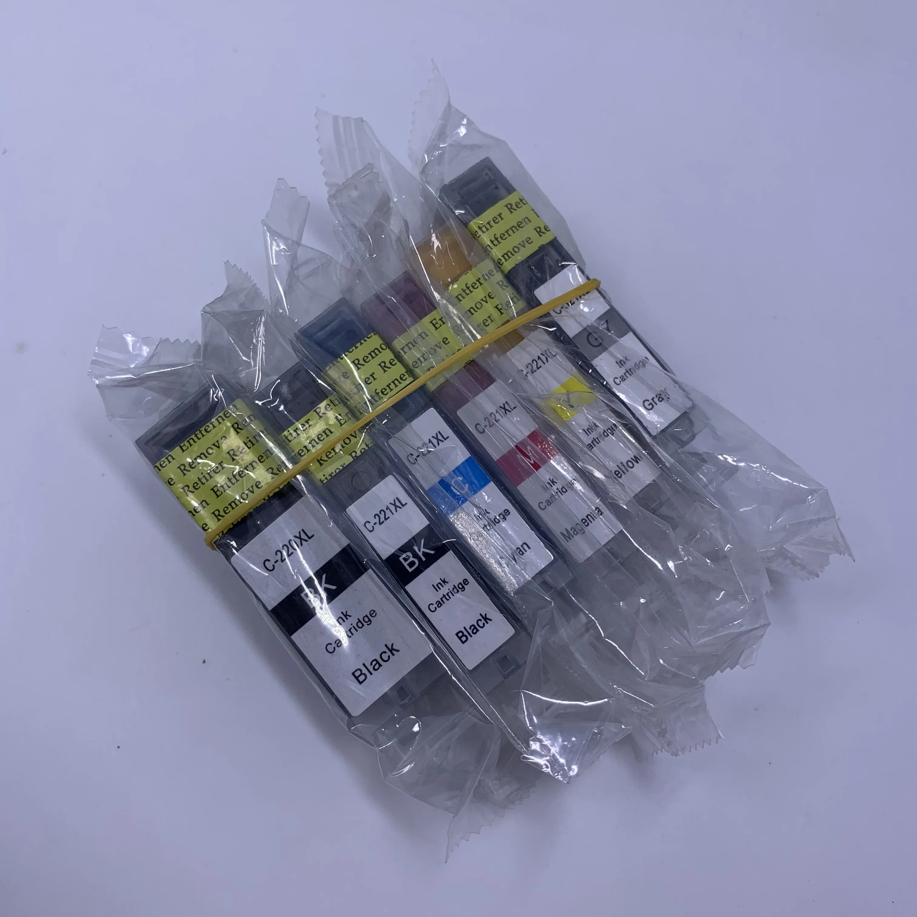 

YOTAT 6pcs Compatible ink cartridge PGI-220 CLI-221 for Canon Pixma MP980 printer