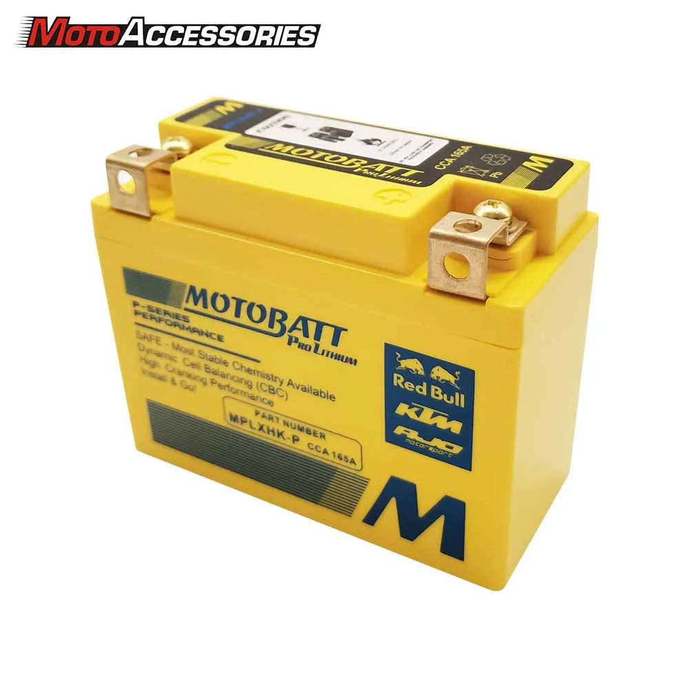 Новый литий-ионный LifePo4 аккумулятор Motobatt Pro для мотоциклов YAMAHA YZ250F KAWASAKI KX450F HONDA