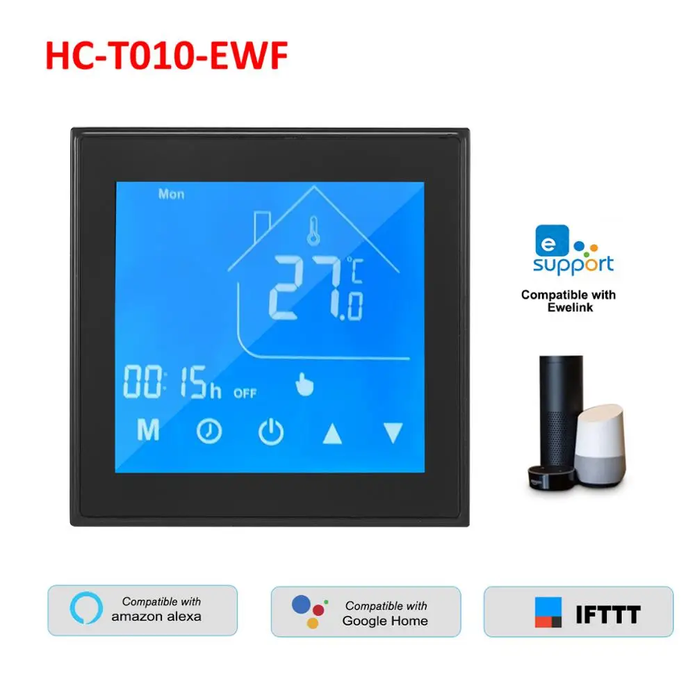 WiFi Smart Thermostat LCD Display Temperature Controller for Week Programmable Heating Ewelink APP Control (GC/GA) | Электроника
