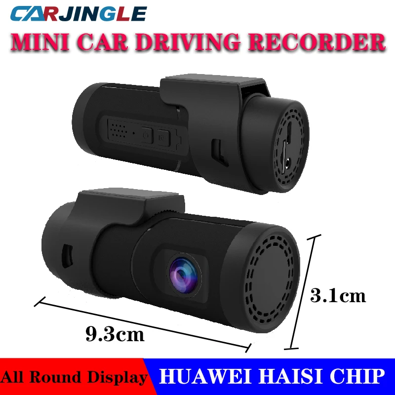 

Wifi Mini FHD1080P Dash Cam English AI voice-controlled Hidden Video Recorder 360degrees mobile app mirror link