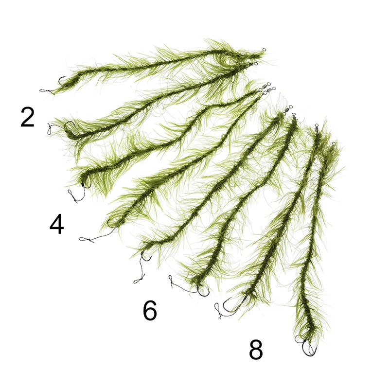 2 шт 20 см длина крючок Карп рыболовные аксессуары готовые волосы установки