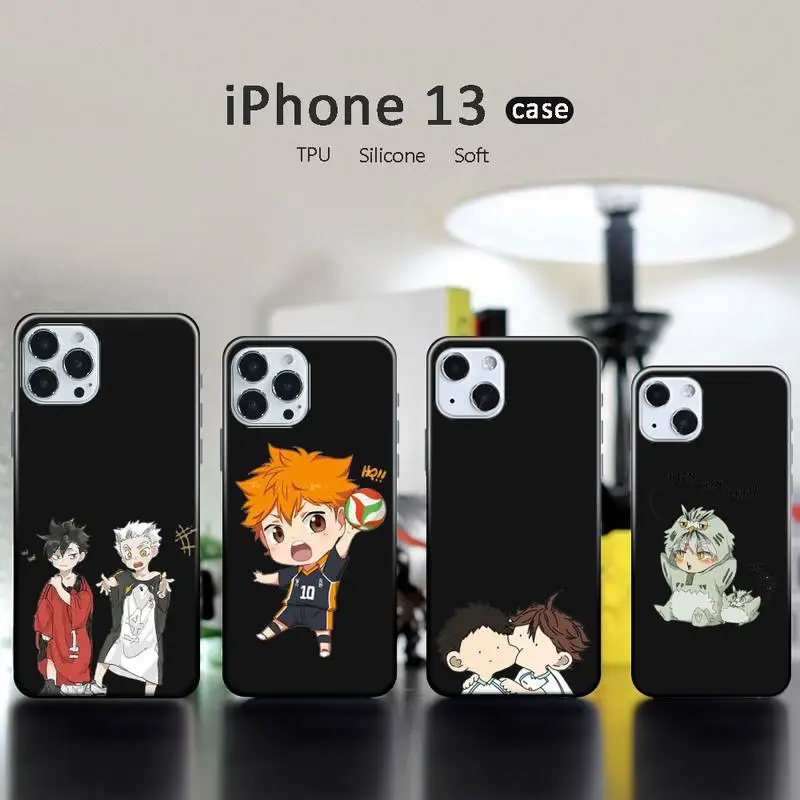 

Japan Anime Oya Haikyuu Love Volleyball Phone Case for iPhone 13 12 11 mini pro XS MAX XR 8 7 6 6S Plus X 5S SE 2020