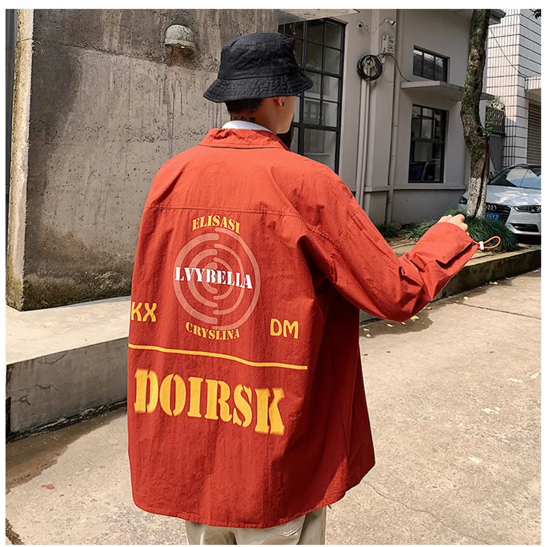 2019 рабочая одежда с длинными рукавами для отдыха легкая Молодежная мужская