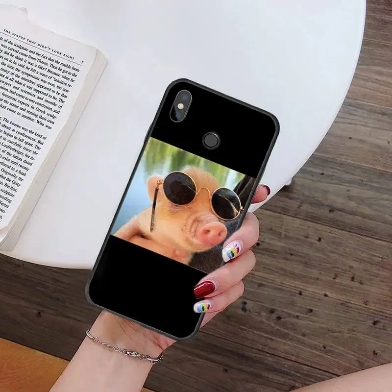 

Cute pink pig Phone Case For Xiaomi Redmi mi note 7 8t 9 9t 9s 8 10 10t 11 pro lite K20 max 3