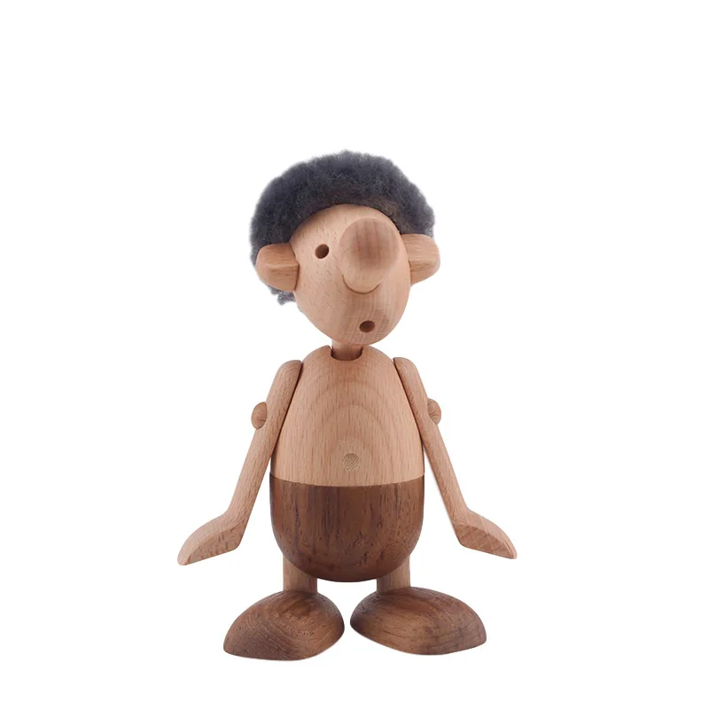 

Small commodity handicraft solid wood small ornaments dwarf Danish doll home decoration puppet man
