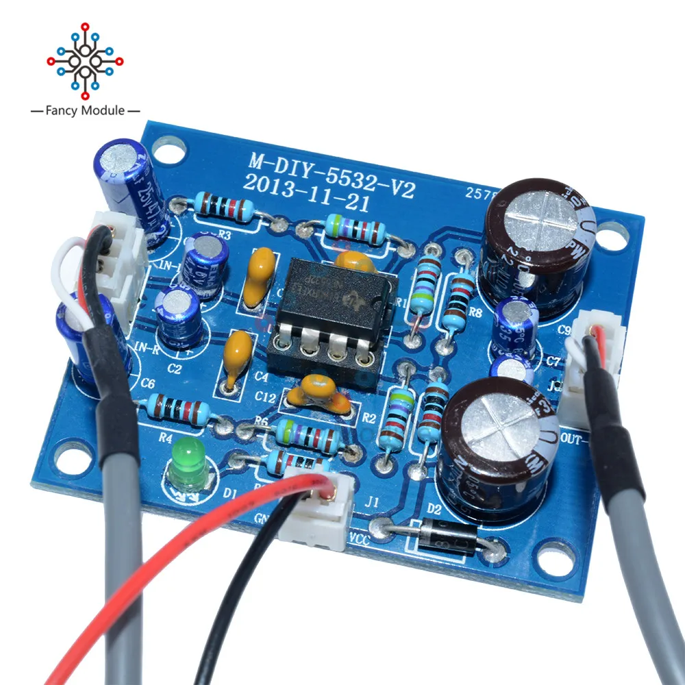 NE5532 OP-AMP стерео усилитель доска Аудио Hi-Fi модуль усилителя громкоговорителя