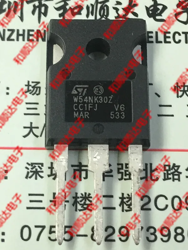 

10 шт./лот W54NK30Z STW54NK30Z новые имеющиеся в наличии TO-247300V 54A