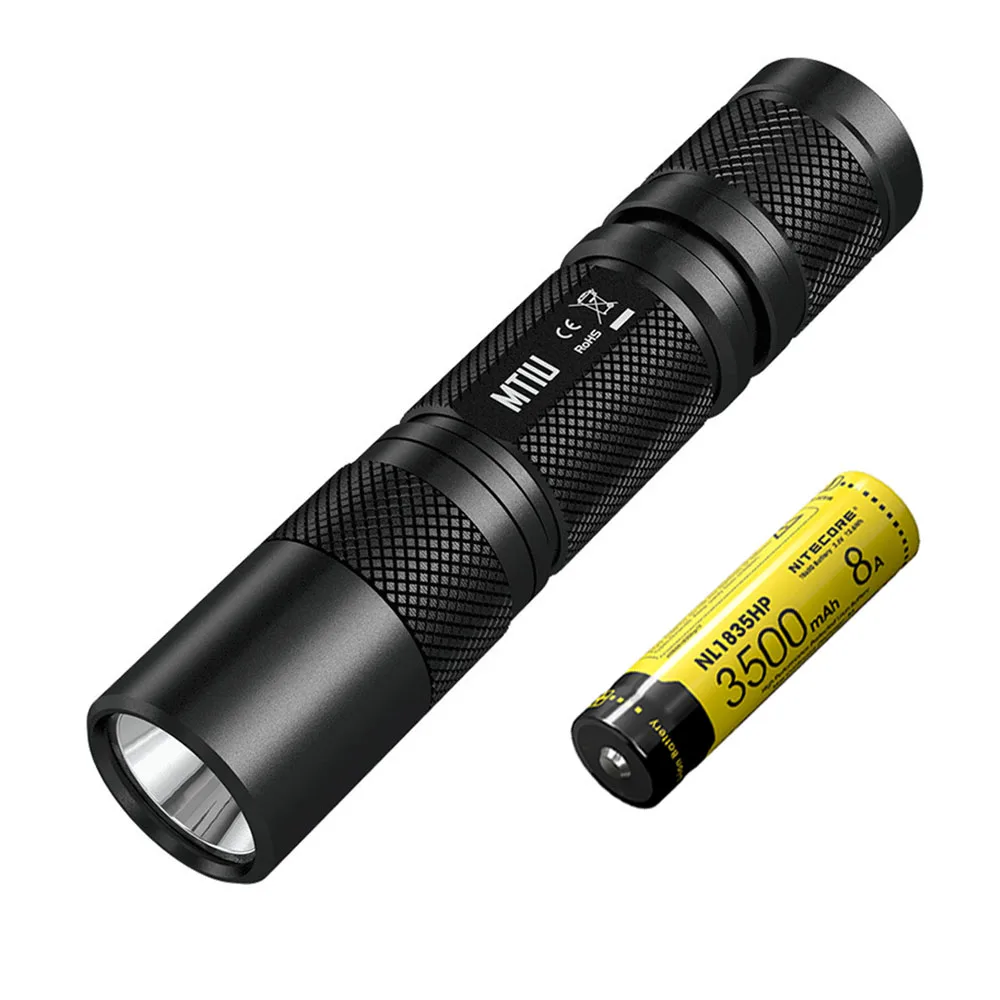 NITECORE MT1U многоцелевой светильник-вспышка 900 мВт 365 нм, длина волны, холодный светильник, удобный Ультрафиолетовый фонарь, светильник для рыбалки, охоты - Испускаемый цвет: MT1U NL1835HP