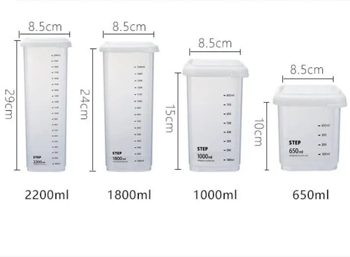 1 шт. пластиковая банка для хранения лапши коробка с крышкой на домашней кухне storag