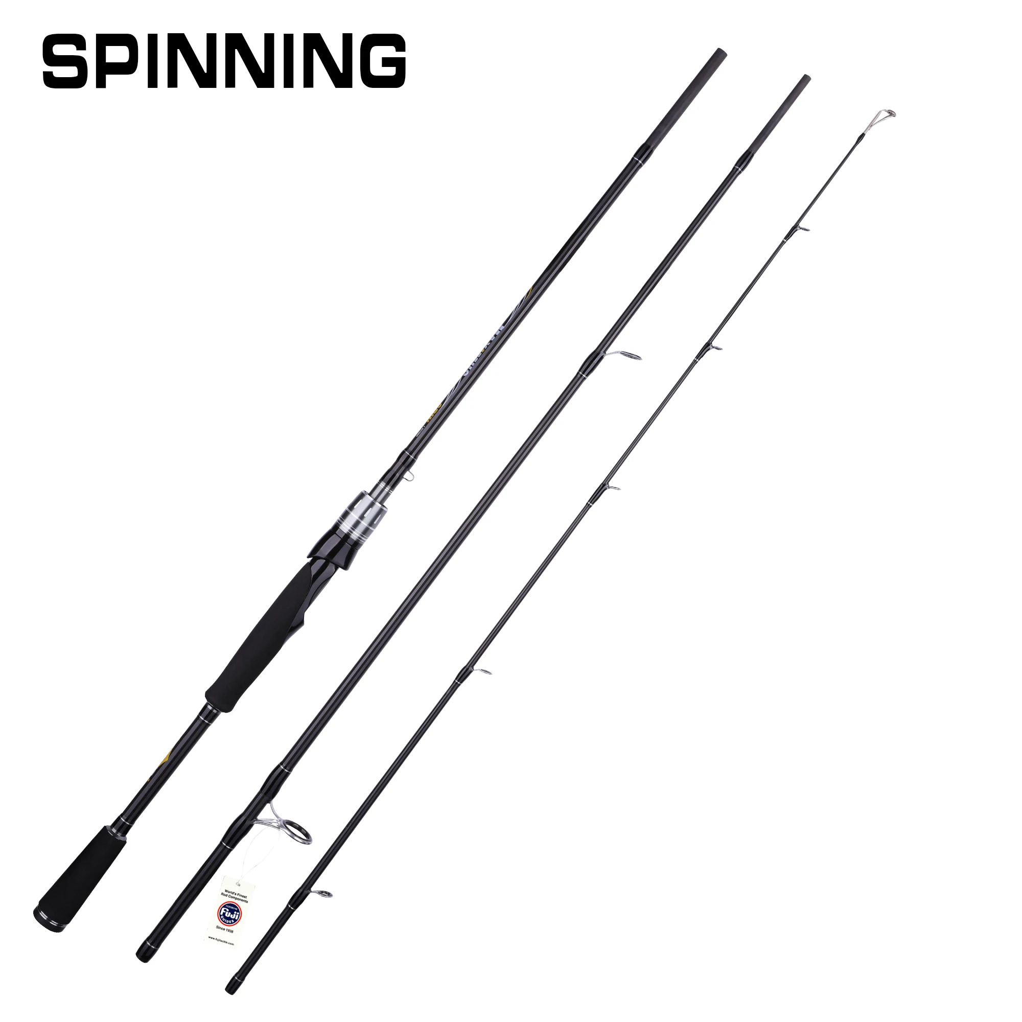 MIFINE MAXIMUS Spinning Bait Casting Lure Fishing Rod 30T Carbon FUJI Guides 3-50gML/M/MH Contain 1.68m To 3.00m Travel Pole