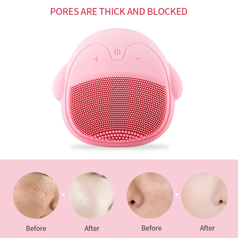 USB щетка для чистки лица Водонепроницаемая портативная ультразвуковая Защита