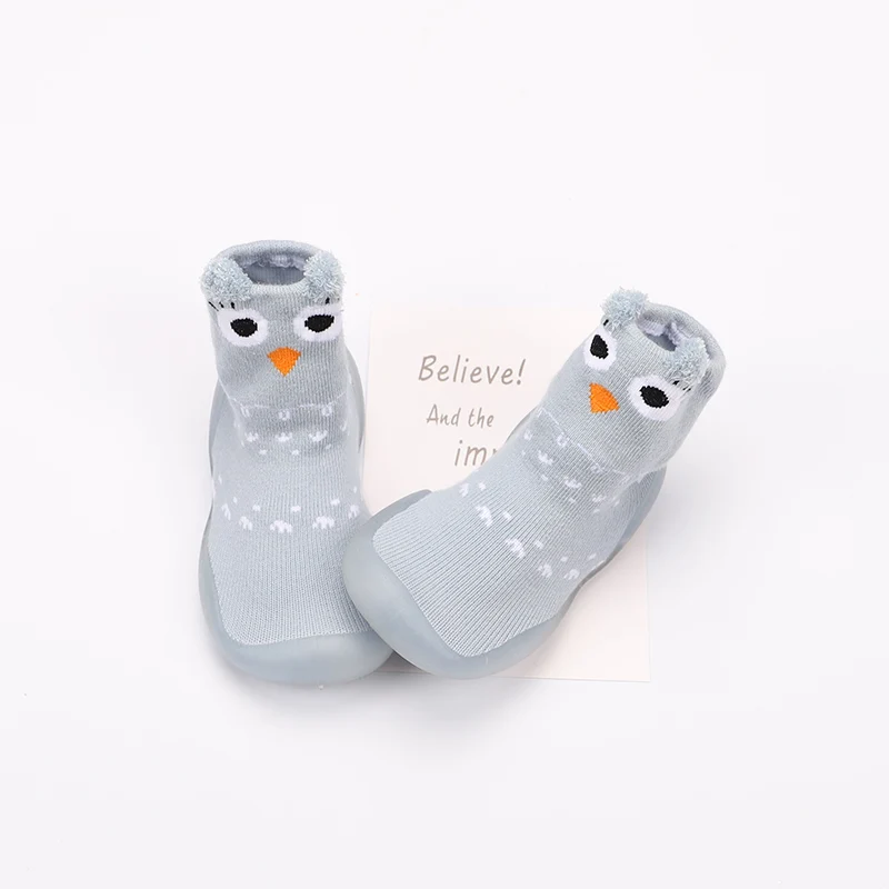 

baby sock shoes spring autumn style baby first walkers non-slip rubber shoes