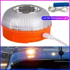 Светодиодный аварийный светильник V16 с зарядкой от USB, магнитный индукционный стробоскоп, лампа для дорожных происшествий, маячок, аксессуары для безопасности