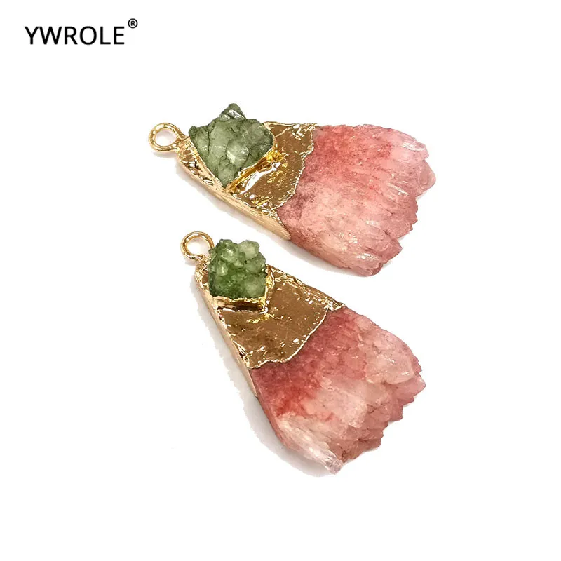 Оптовая продажа подвески из натурального хрусталя для изготовления ювелирных