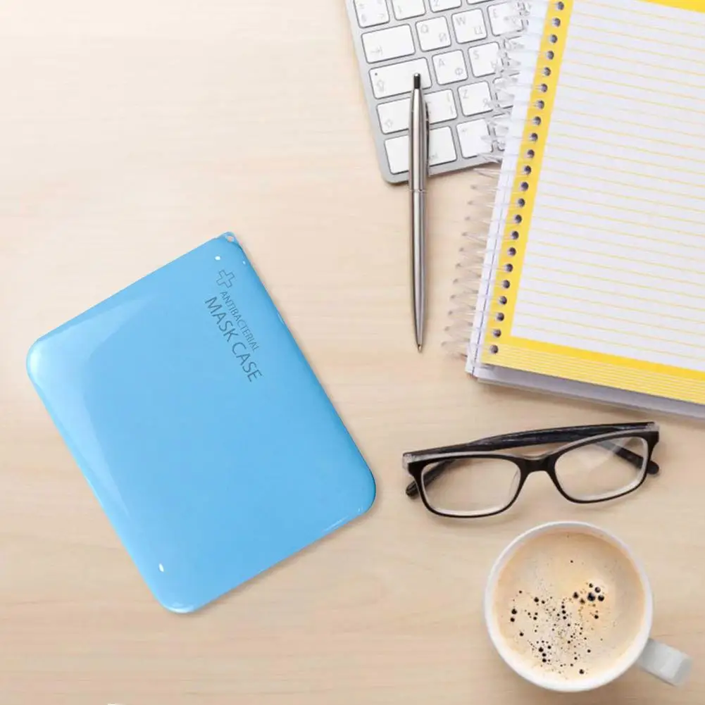 Переносная маска ящик для хранения Пластик одноразовая Чехол Органайзер