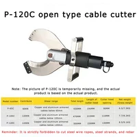 120kn hydraulic cable cutting head cable cutter wire cutter cut 120mm armoured cualu cable