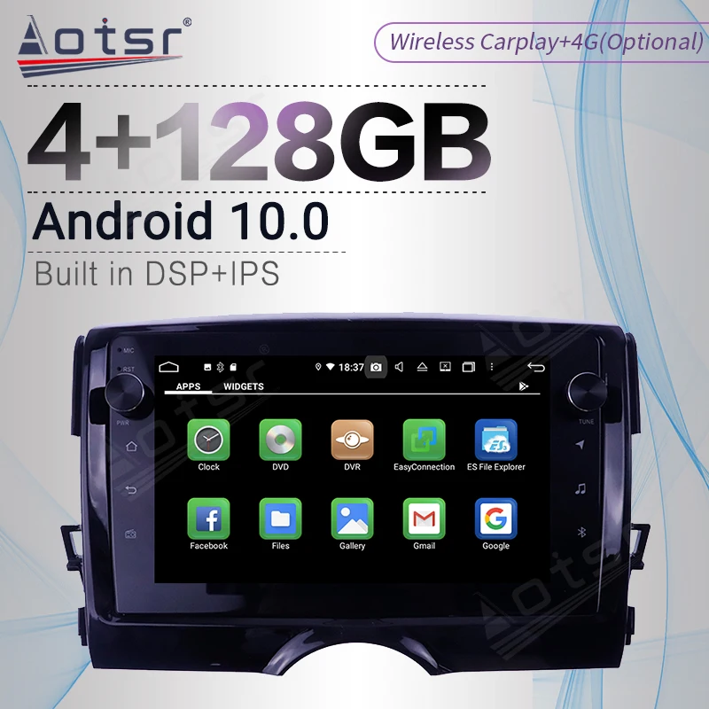 

4+128GB For Toyota Mark X 2 X130 2009 - 2020 Android Radio Tape Recorder Car Multimedia Player Stereo Head Unit GPS Navi No 2din