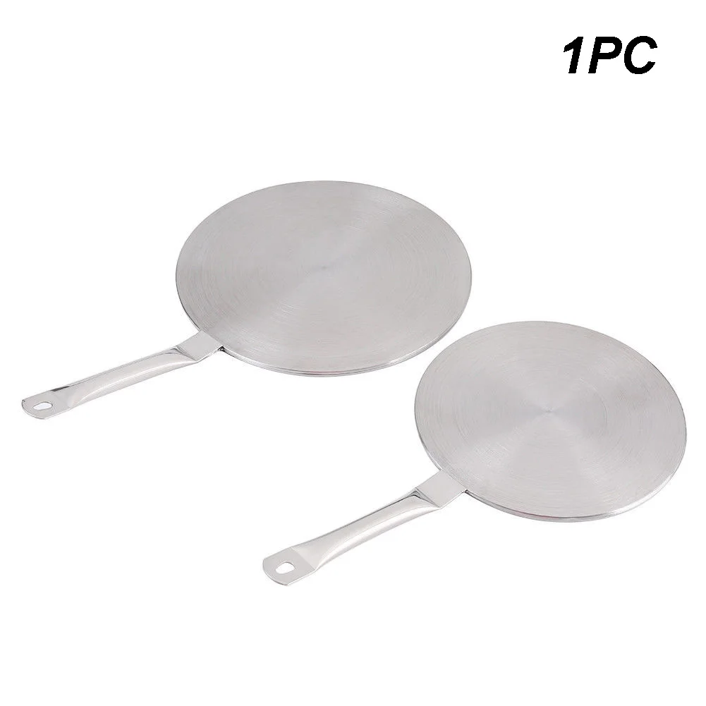 Нагревательная пластина диск из нержавеющей стали серебристый кухонный