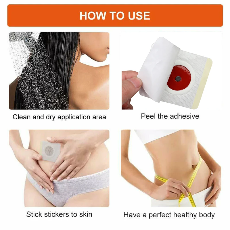 30/50/100PCS Slimming Tool Weight Loss 10x Storngest Slim Patch Pad Detox Fat Burning Sticker Diets Adhesive Sheet Body - купить по
