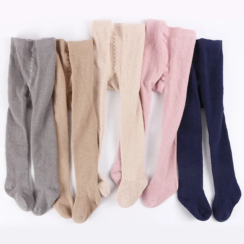 Зимние махровые детские колготки теплые мягкие хлопковые не скатываются