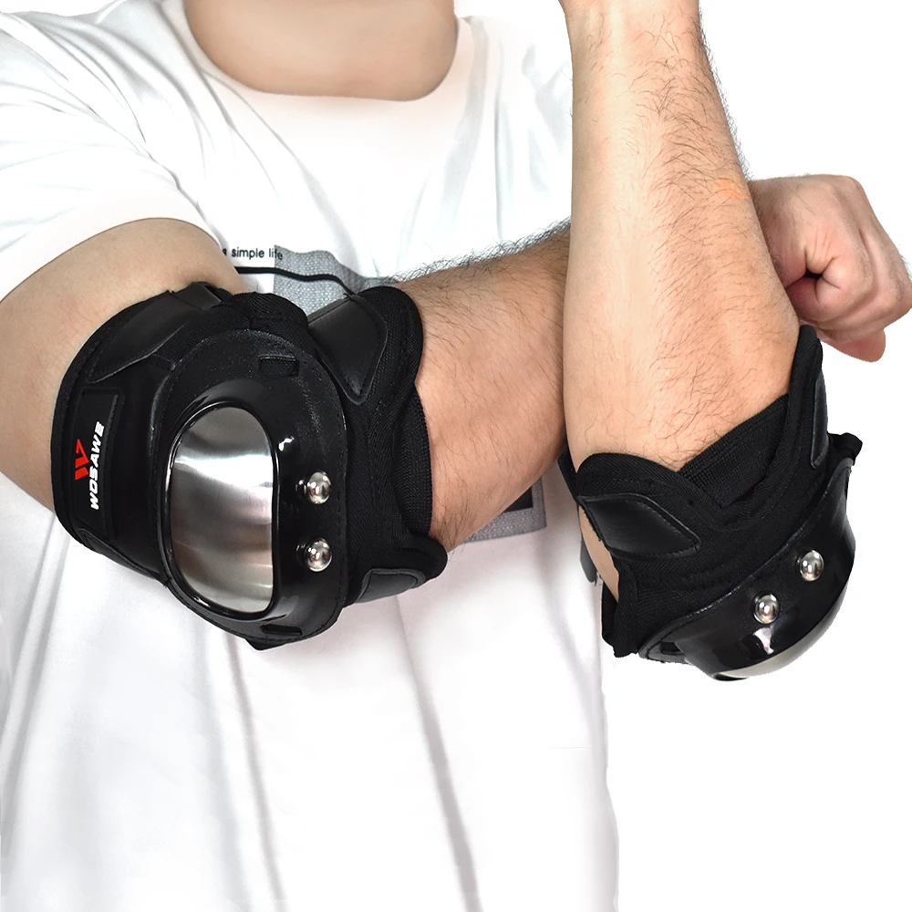 WOSAWE короткий жесткий защитный коленный чехол для мотоцикла MTB Защитное