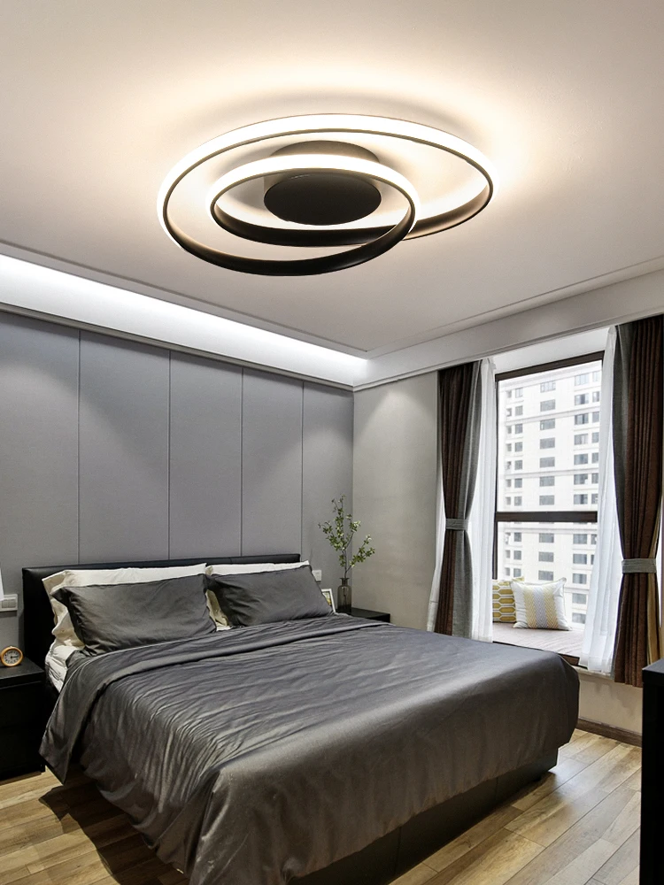 Круглый Современные светодиодные потолочные лампы для гостиной Спальня кабинет