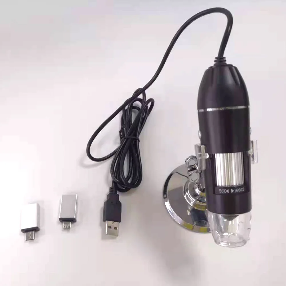Новый 1600X ручной Цифровые микроскопы Портативный 3 в 1 Тип USB C Micro Интерфейс