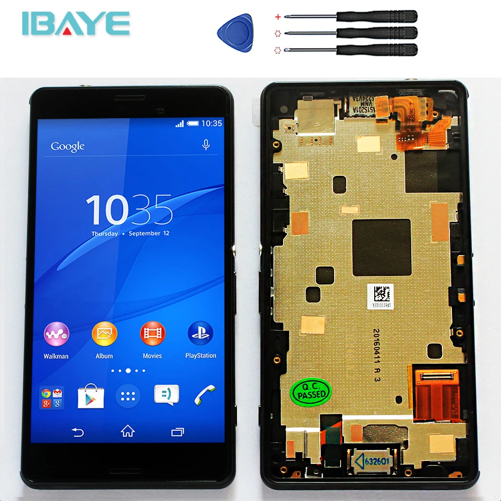 4 6 дюймовый ЖК дисплей для Sony Xperia Z3 compact D5803 D5833 дигитайзер Датчик Мини монтажная