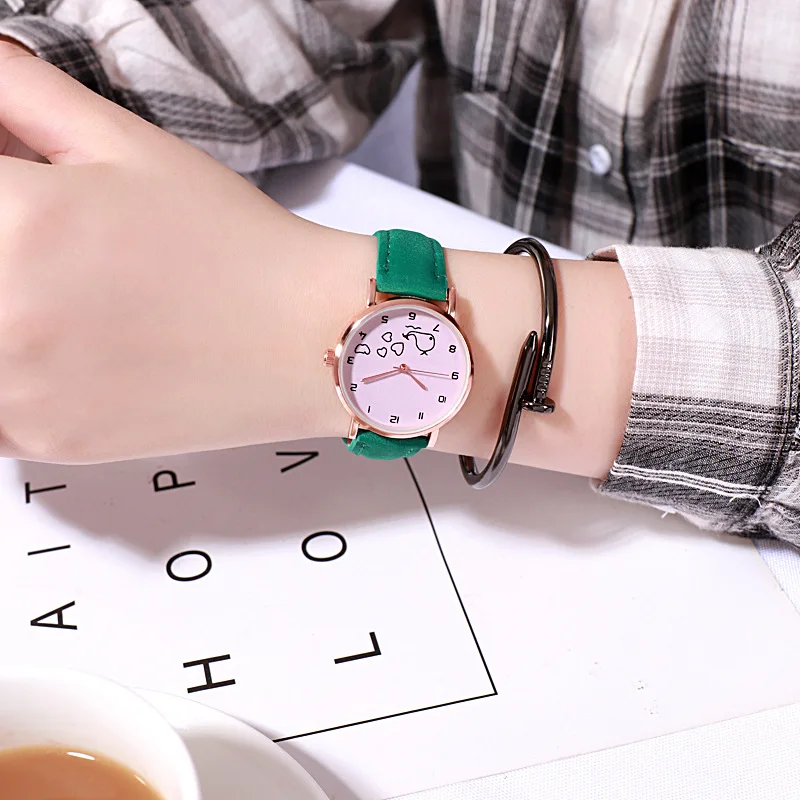 Модный Узкий маленький циферблат для женщин модный стол с деревенским ветром