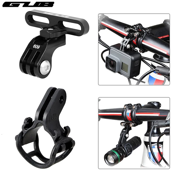 

GUB 609 Bicycle Guide Mounting Adaptor In Rack for Sports Camera Mount Bicycle Titular Mount For GoPro Camera Lantern