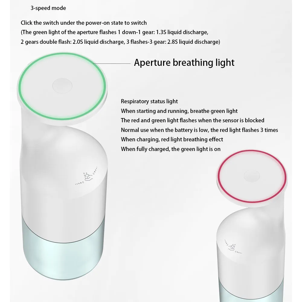 Автоматический дозатор пенного мыла для ванной комнаты Диспенсер жидкого кухни