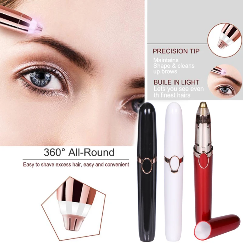 Новый мини электрический триммер для бровей удаления волос на лице мгновенный