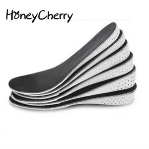 Стельки для обуви стельки для увеличения роста мужчин и женщин, дышащие удобные стельки из ЭВА, черный цвет, размеры 35-43