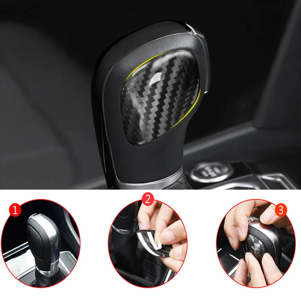 Автомобильная ручка переключения передач из углеродного волокна декоративная