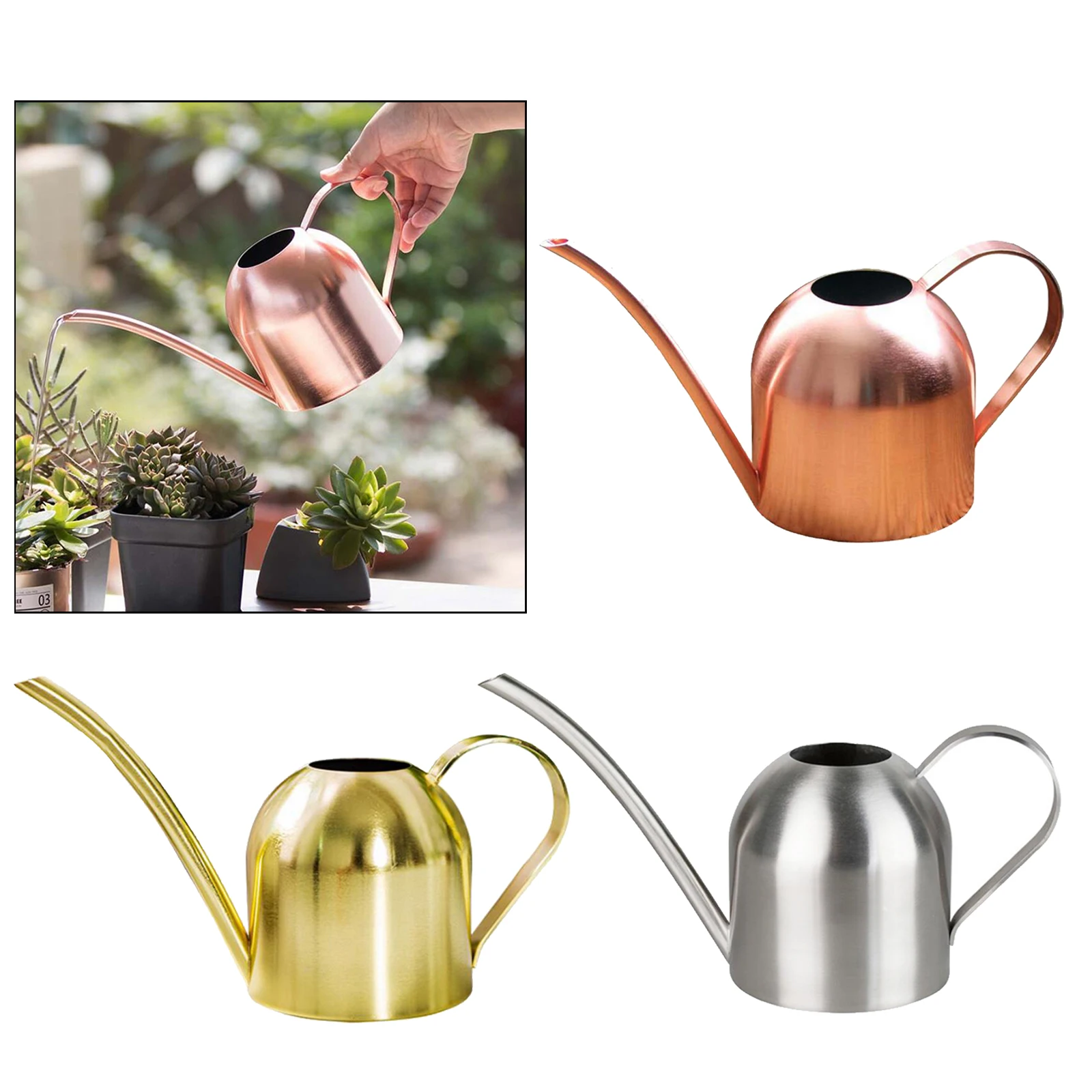 

1000ML Watering Can Gardening House Plants Long Spout Bonsai Watering Pot