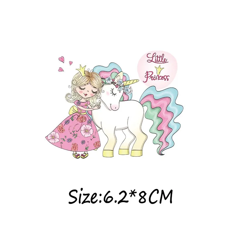 1 шт. единороги железные пластыри на термонаклейки для аппликация одежду DIY