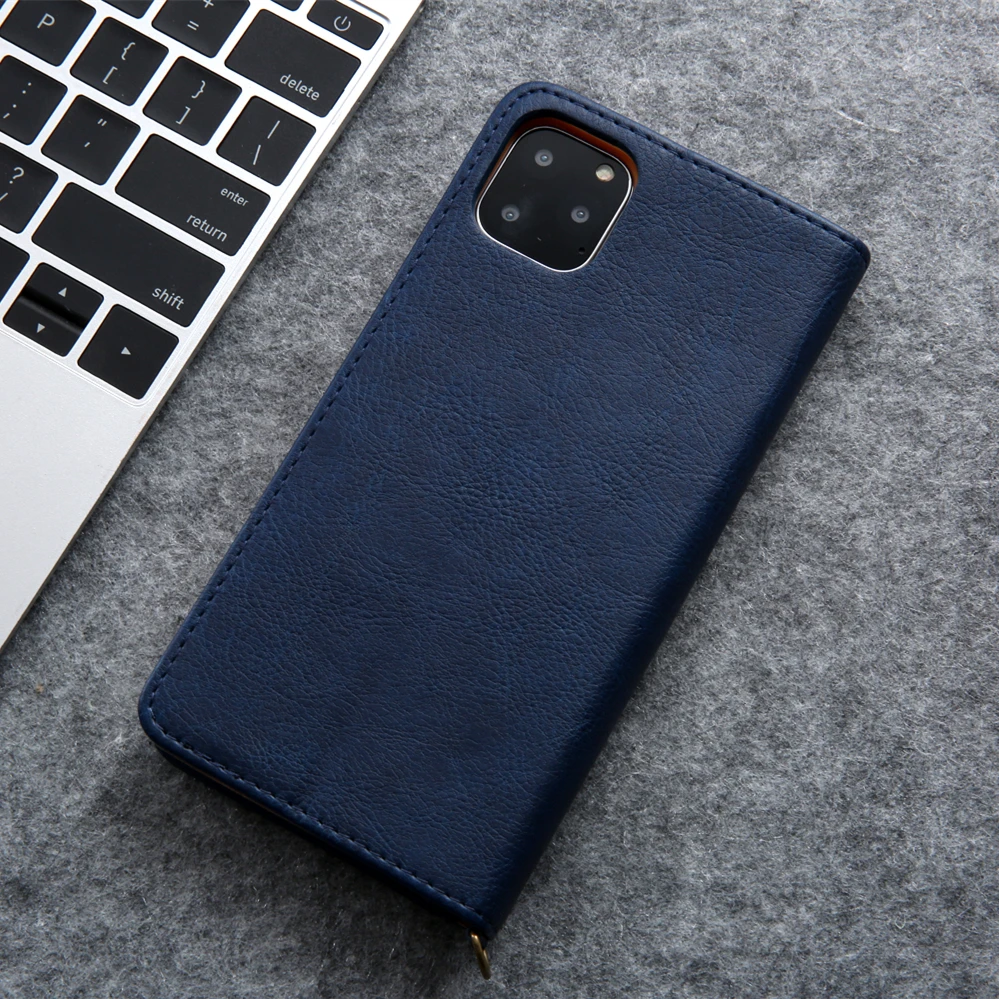 Для iPhone 11 Pro Max чехол Магнитный Флип PU кожаный для 6 6S 7 8 Plus X XR XS 12 Чехол кошелек