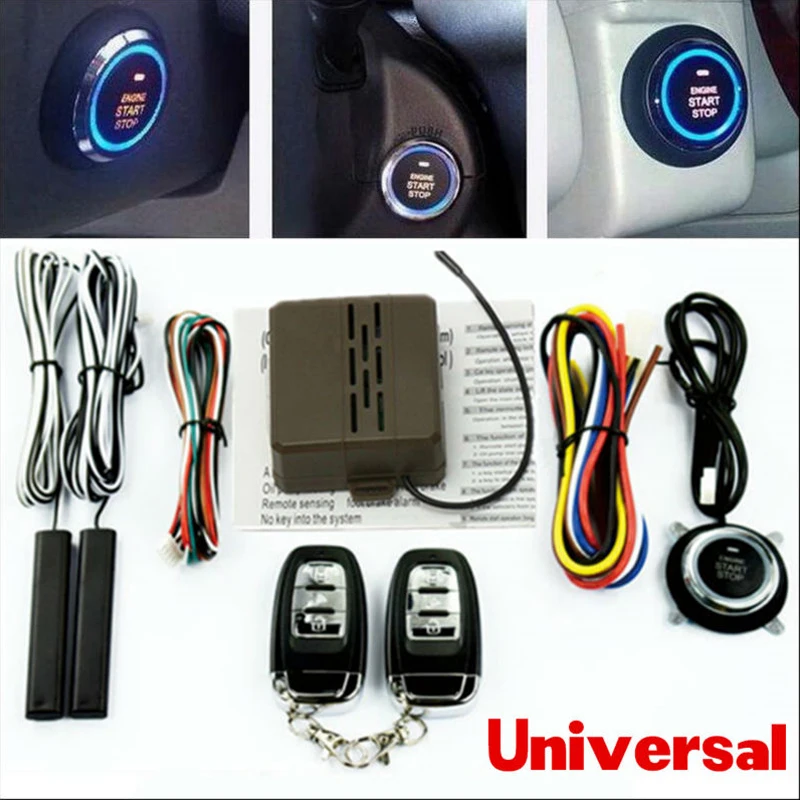 

1 Set Car Alarm System 12V Car Central Door Lock Keyless System Remote Control Auto Locking Alarm System Kits Auto Accessories
