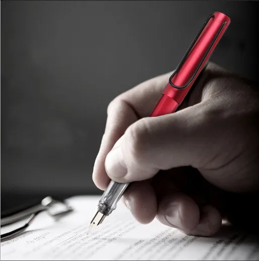 Ручка перьевая из нержавеющей стали 9 цветов | Канцтовары для офиса и дома