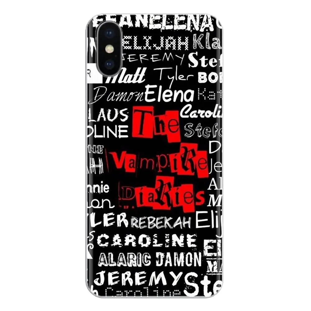 Мягкий чехол для телефона Дневники вампира Elena gilber iPod Touch Apple iPhone 11 Pro 4 5 6 6S 7 8 X XR XS Plus