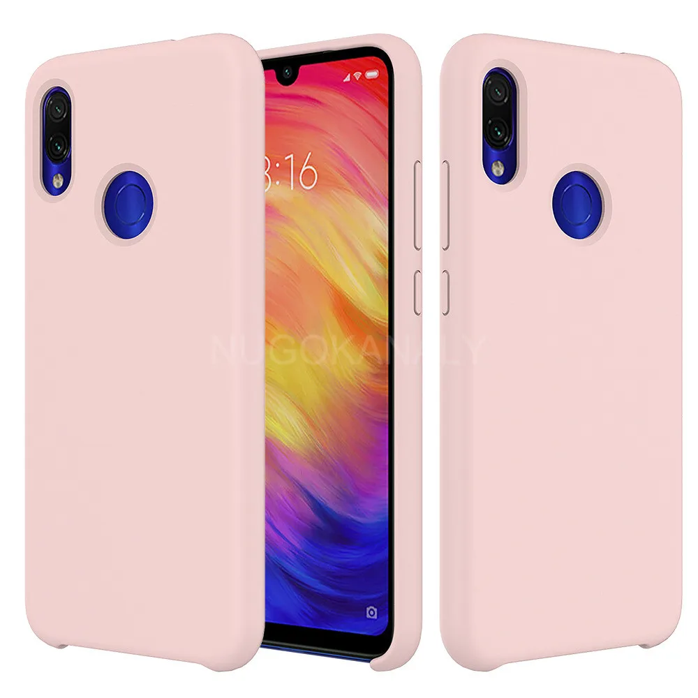 Новое поступление официальный жидкий силиконовый чехол для Xiao mi Red mi Note 7 6 5 K20 Pro mi 9T 9 8 SE Lite A3 A2 6X чехол