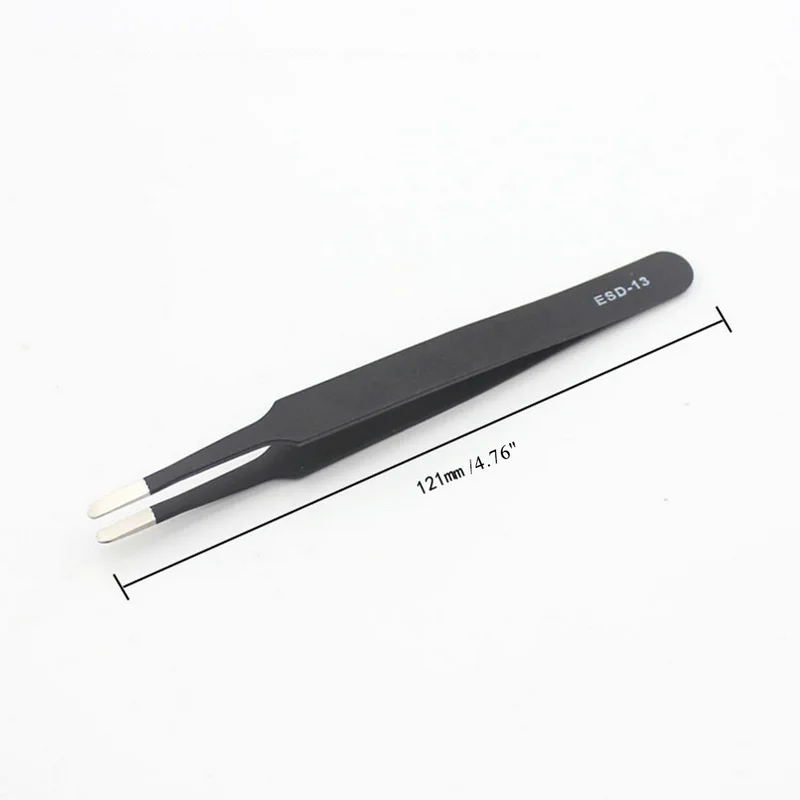 

3/4/6/9/10pcs Anti-Static Stainless Steel Tweezers Set Maintenance Repair Tool Kit Anti Static Model Making Tool Hand Tool