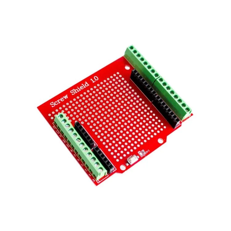 New Arruve 1pc Standard Proto Screw Shield Board ForArduino Compatible Hot Selling | Электронные компоненты и