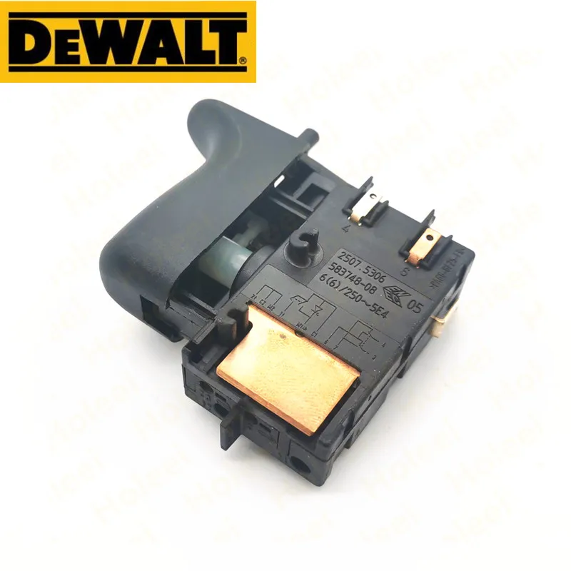 Переключатель 583748-08 для DEWALT DCW24K3 D25314K D25313K D25304K D25303K D25213K D25203K D25201K D25114K D24113K D25123K 488779-00