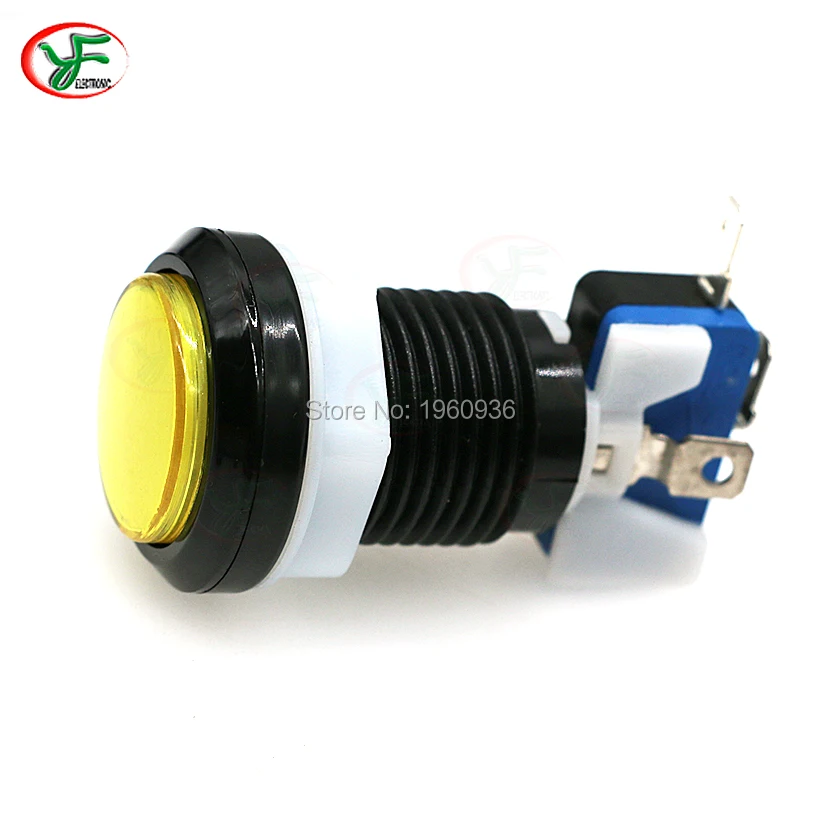 Бесплатная доставка 10 шт./лот 33 мм аркадная пусковая кнопка с