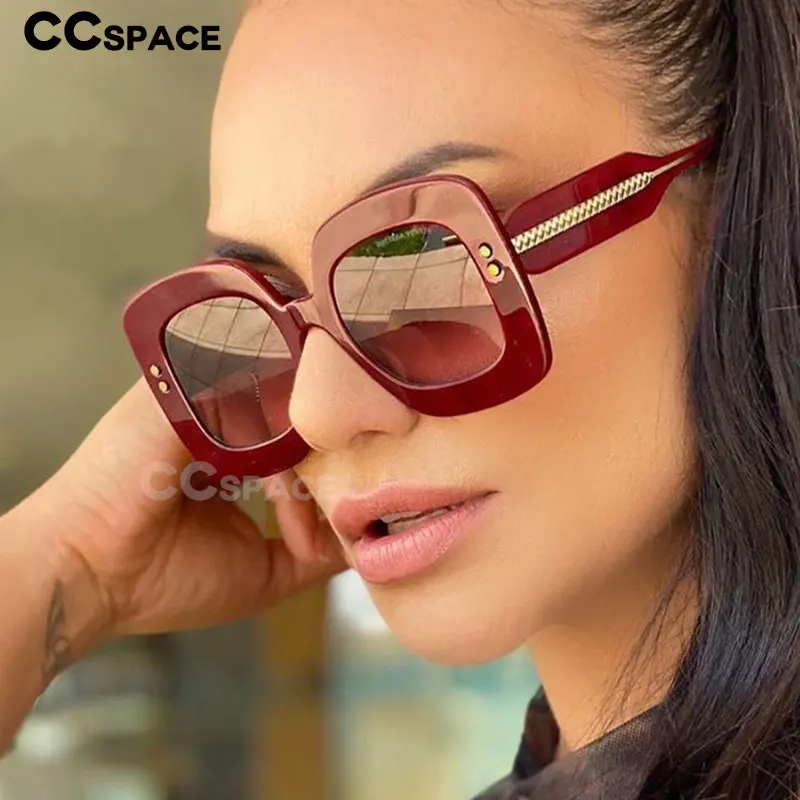 48058 Ретро кошачий глаз Квадратные Солнцезащитные очки для мужчин и женщин модные